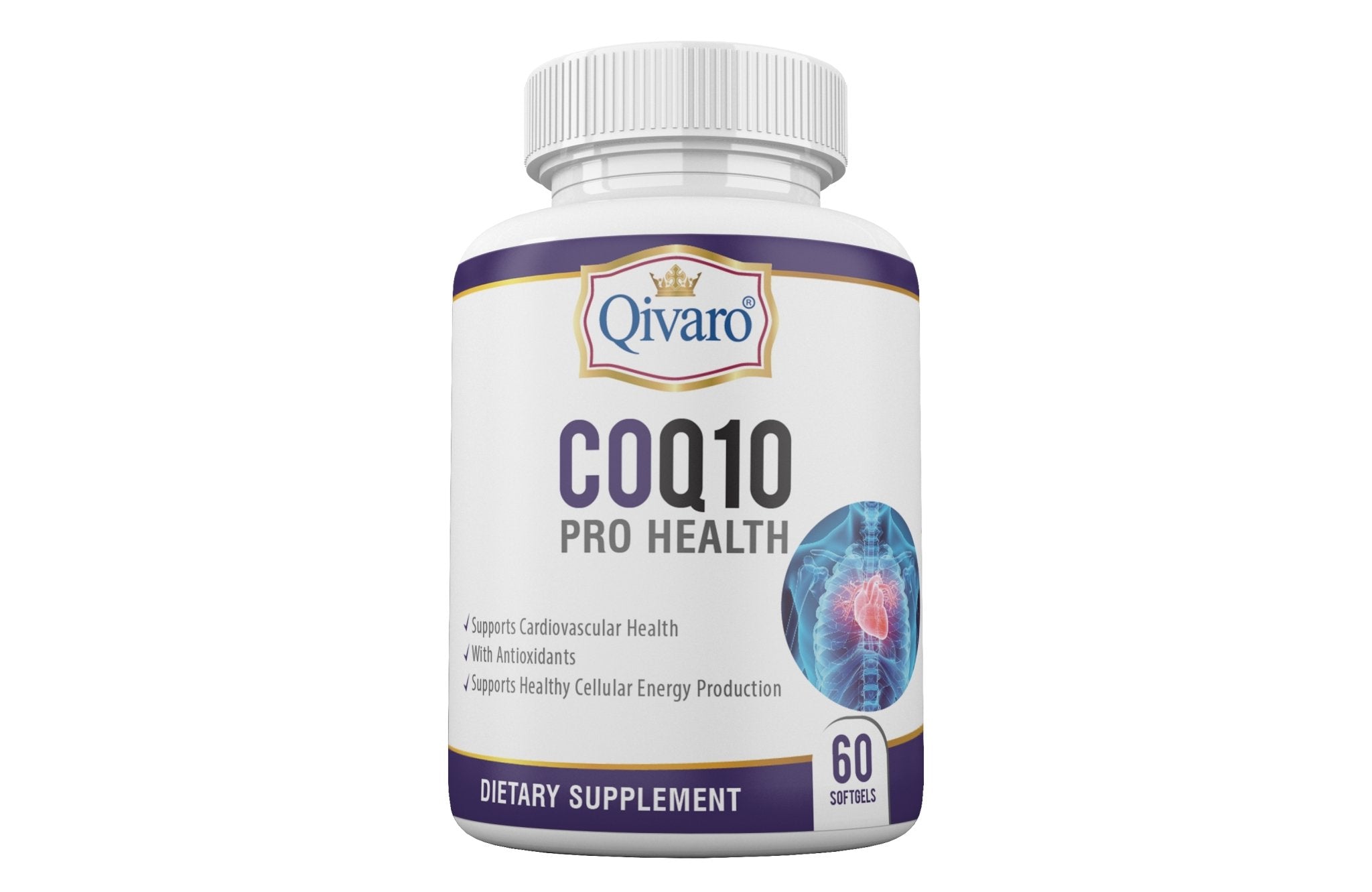COQ10 Pro Health 120mg - By Qivaro (60 softgels) - Qivaro USA