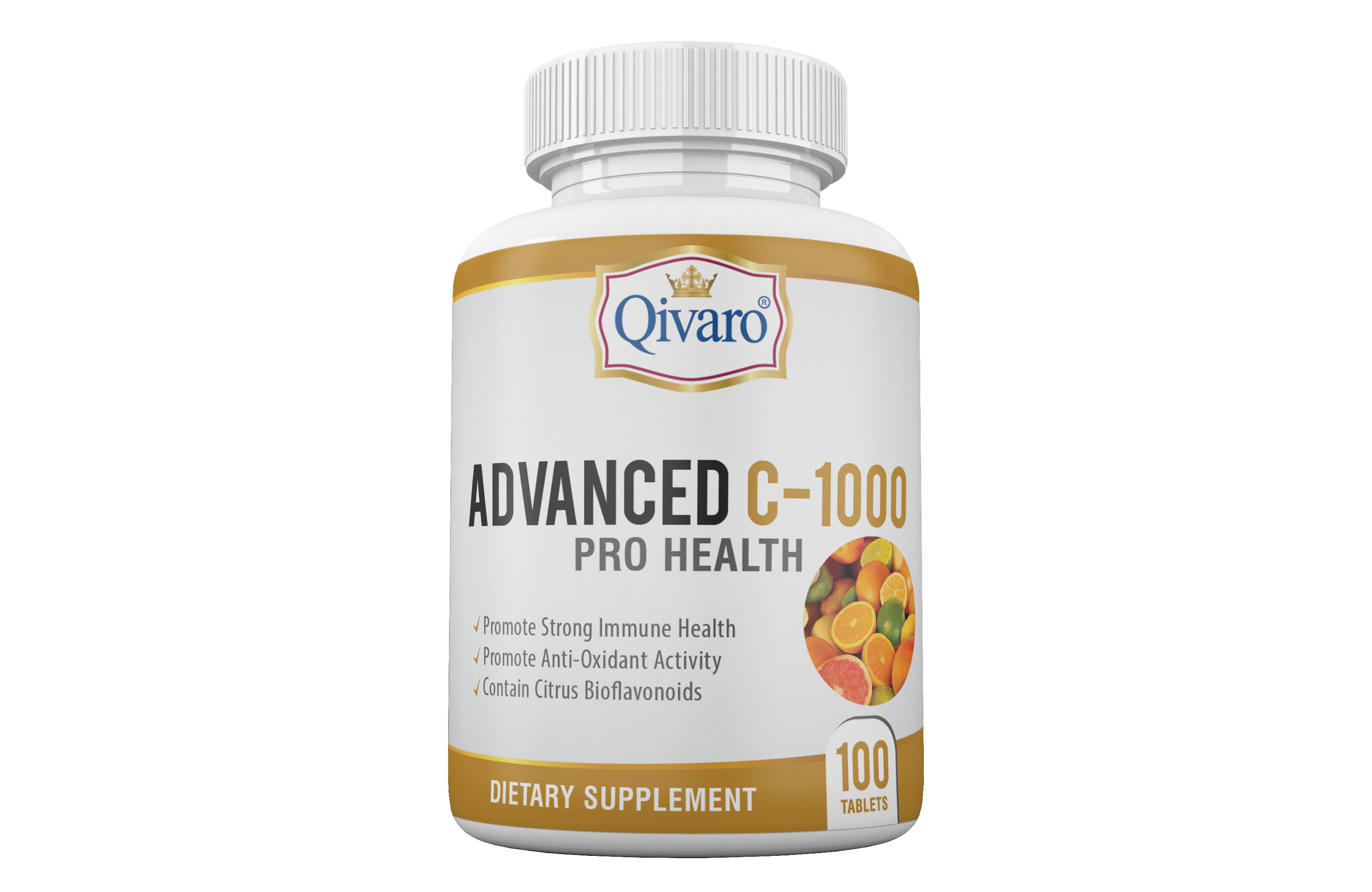 QIH12:  Advanced C-1000 Pro Health by Qivaro - 100 Tablets