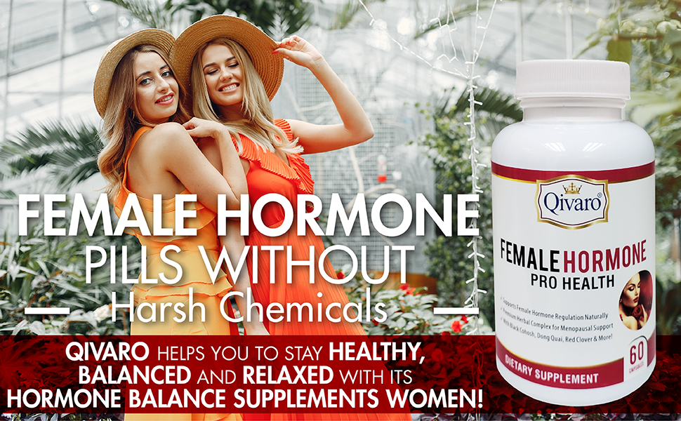 QIH40: Female Hormone Pro Health By Qivaro - (60 capsules)