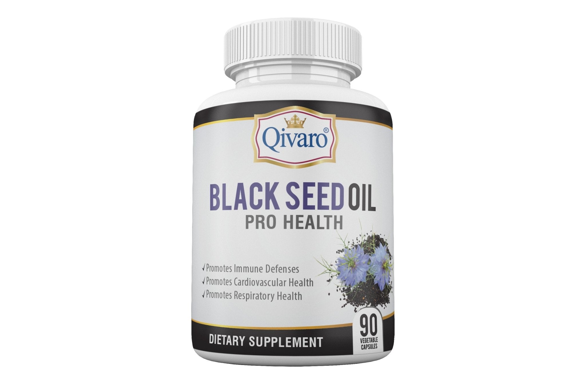 Black Seed Oil By Qivaro (90 Liquid Vegetable Capsules) - Qivaro USA