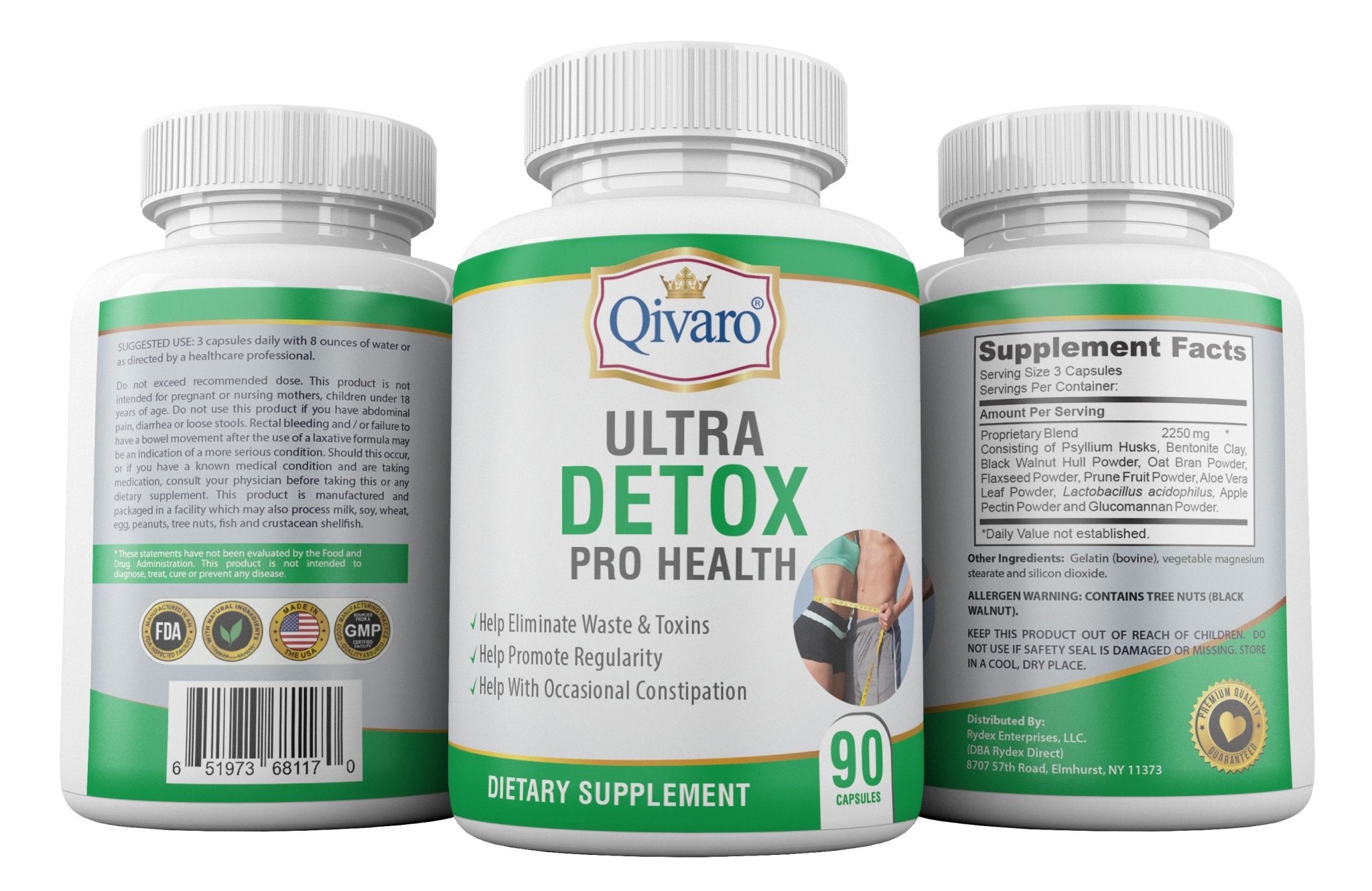 Ultra Detox Pro Health 結腸寶 (90 caps) - Qivaro USA