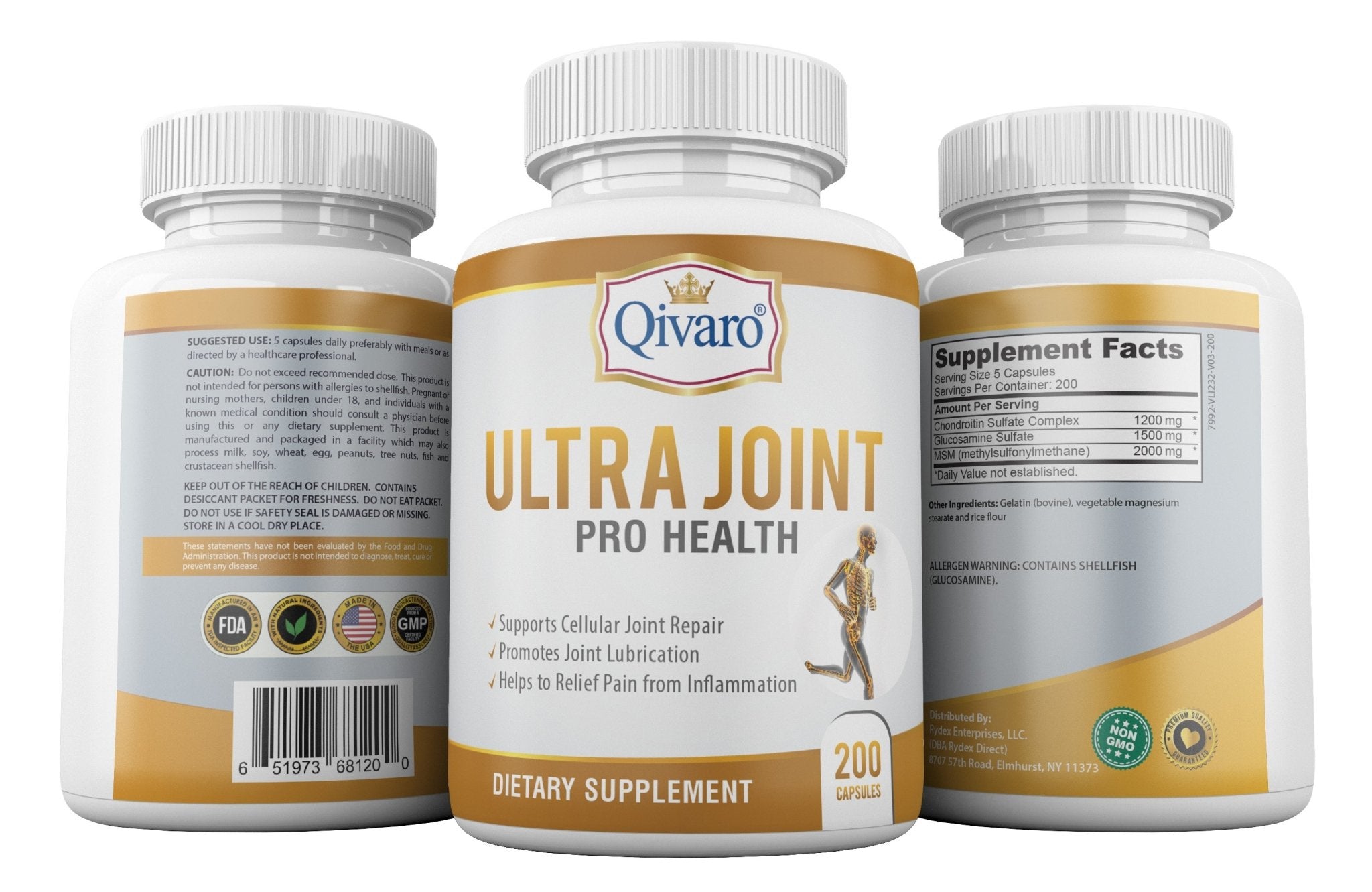 Ultra Joint Pro Health 超級關節寶 (200 caps) - Qivaro USA