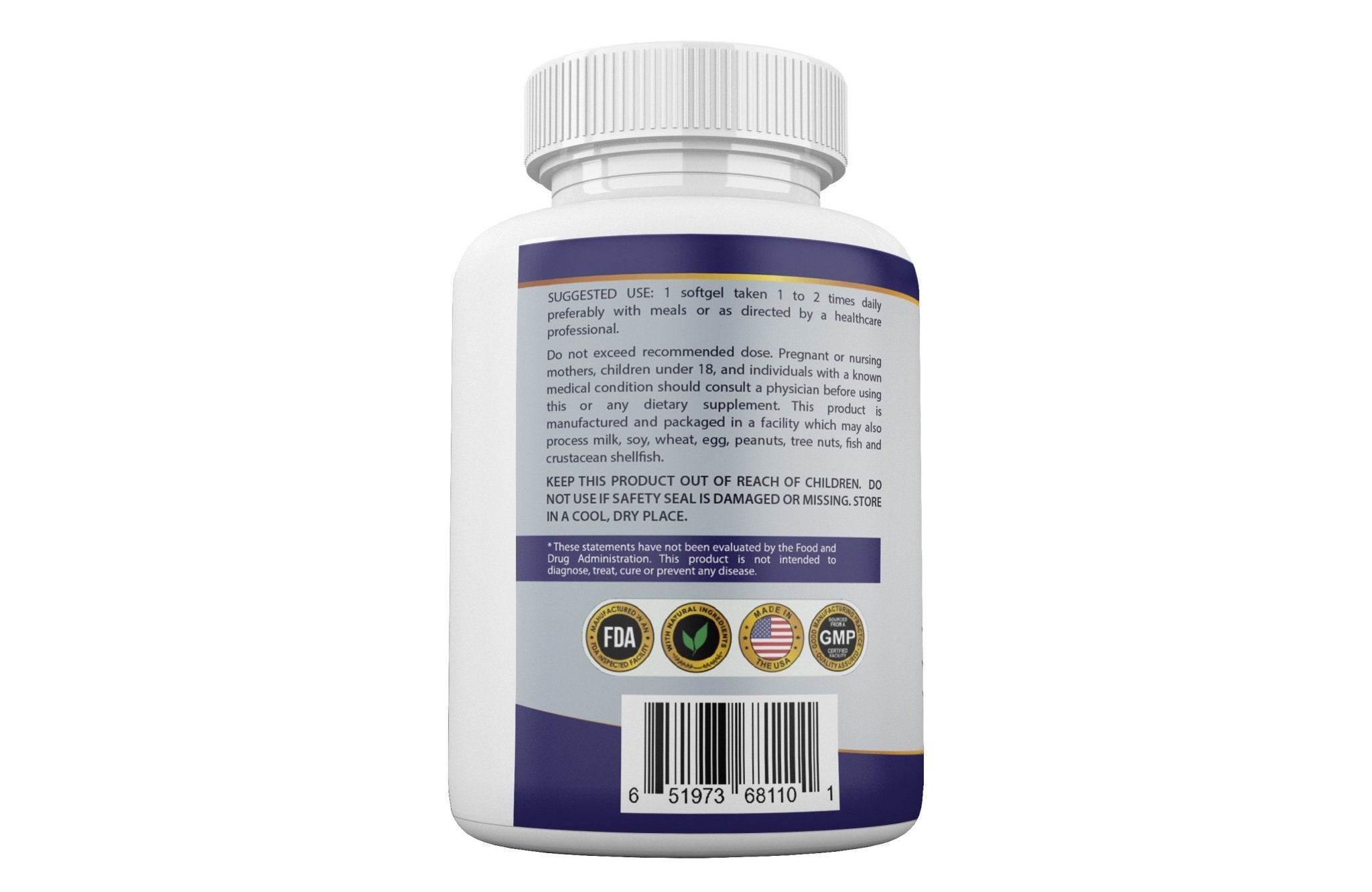 Ultra Omega 3 Pro Health 深海魚油寶 (60 softgels) - Qivaro USA